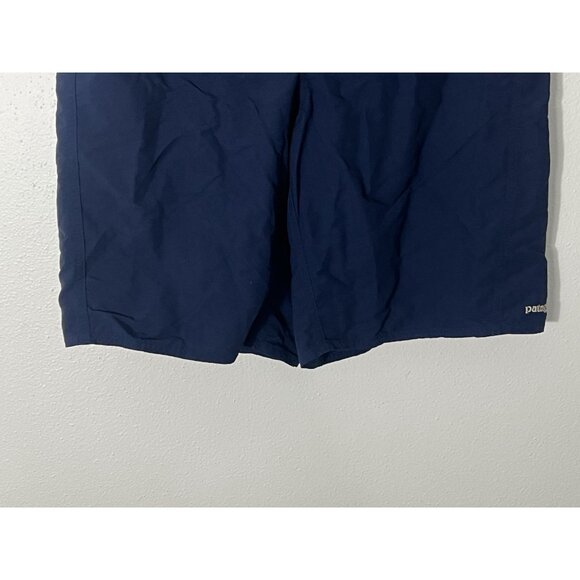 Patagonia Men’s Wavefarer Board Shorts Size 34 Navy Blue/Tan Camo Waist - Picture 3 of 13